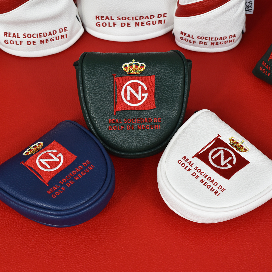 Mallet covers cuero bordados Neguri